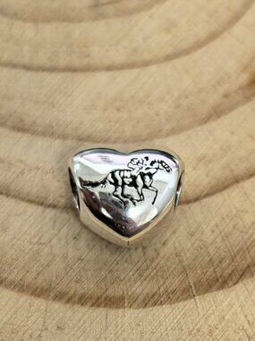 Pandora Sanatoga NY Exclusive Heart Charm, S925 Silver Jewelry